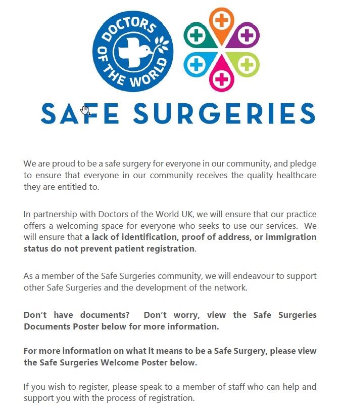 Poster Safe Surgeries
